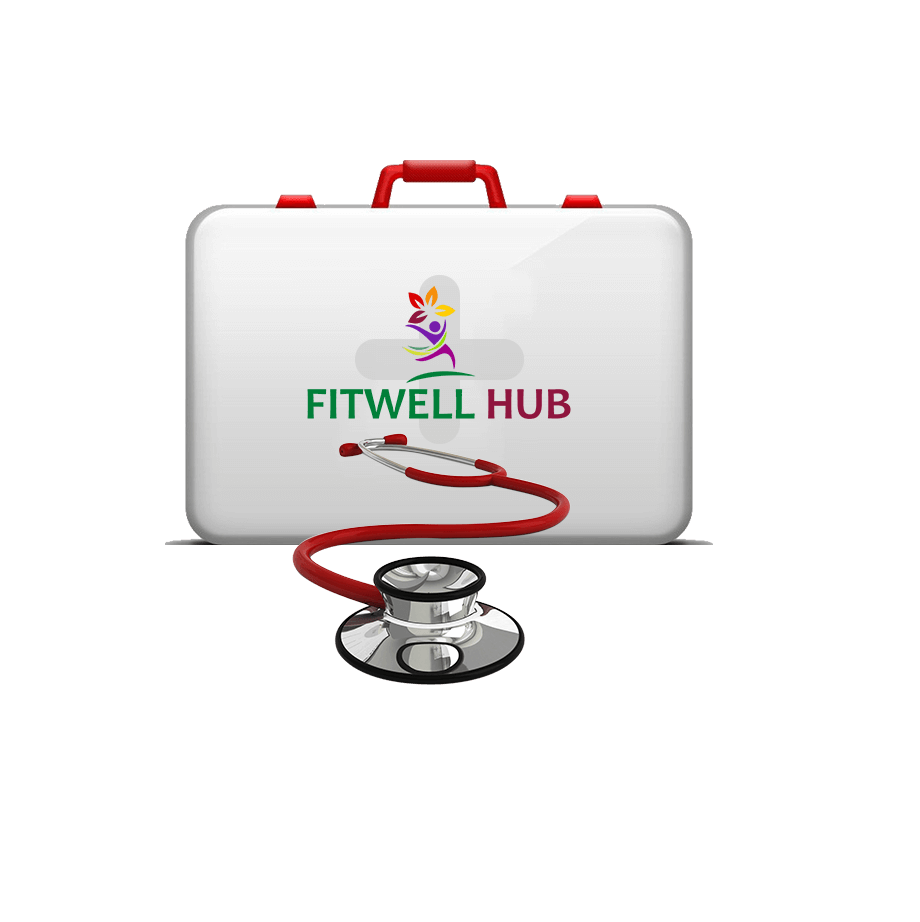 Stethoscope with first aid kit at fitwellhub