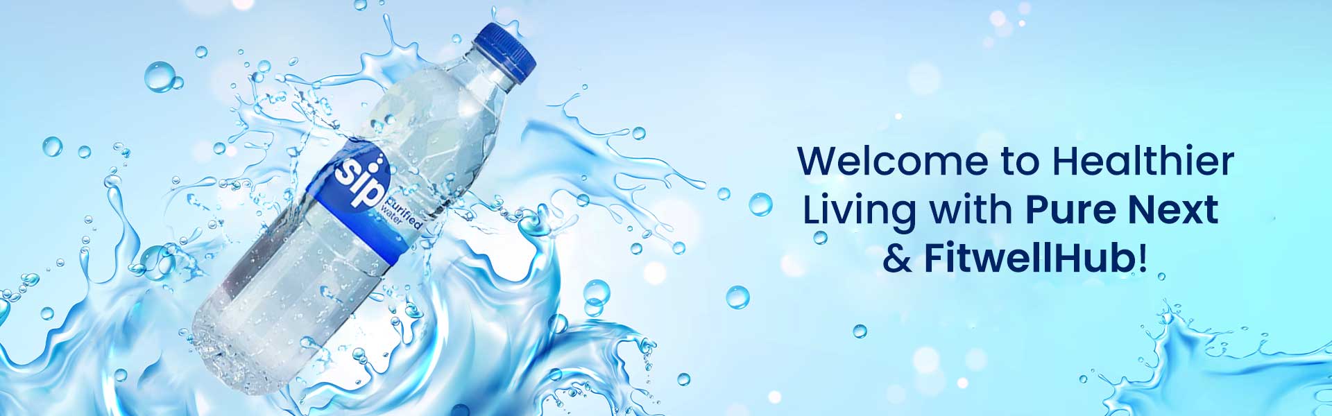 healthier living with Pure-Sip & fitwellhub