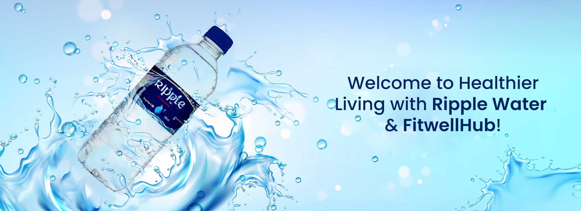 healthier living with Ripple-Water & fitwellhub